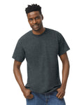 Gildan G500 Heavy Cotton T-Shirt - Dark Heather - model front