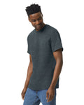 Gildan G500 Heavy Cotton T-Shirt - Dark Heather - model side