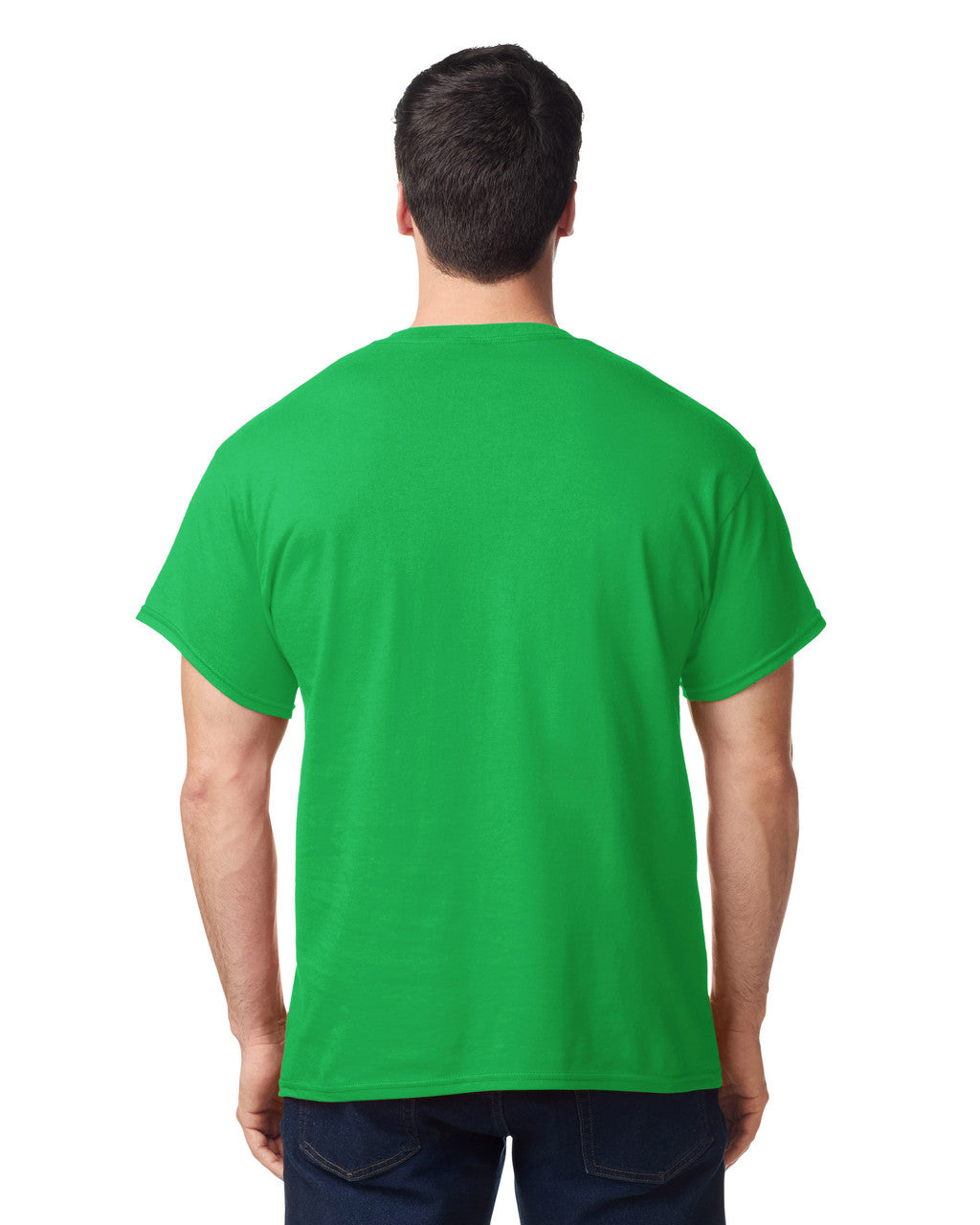 Gildan G500 Heavy Cotton T-Shirt - Irish Green - model back