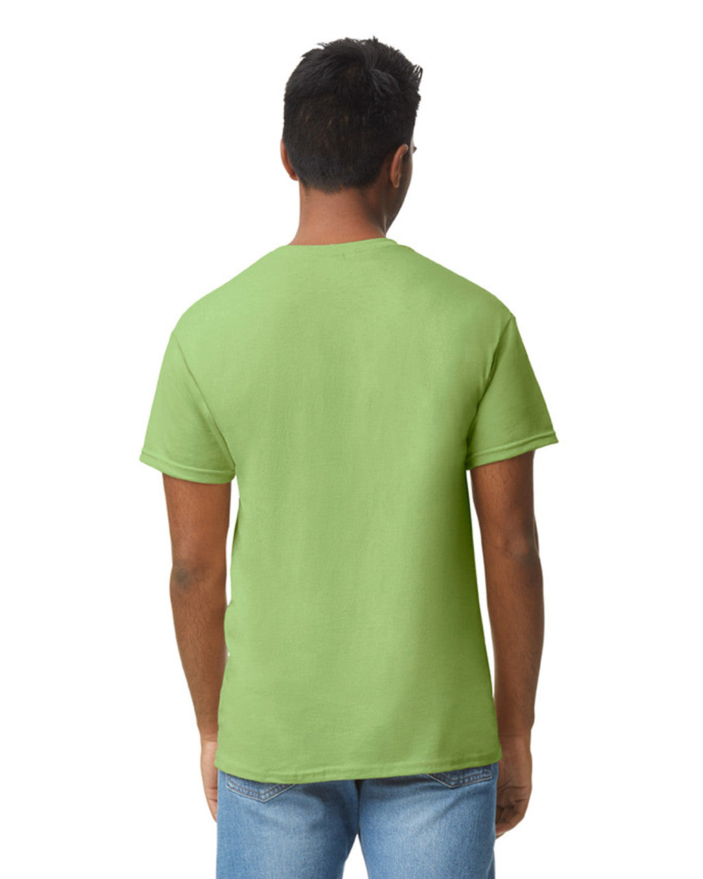 Gildan G500 Heavy Cotton T-Shirt - Kiwi - model back