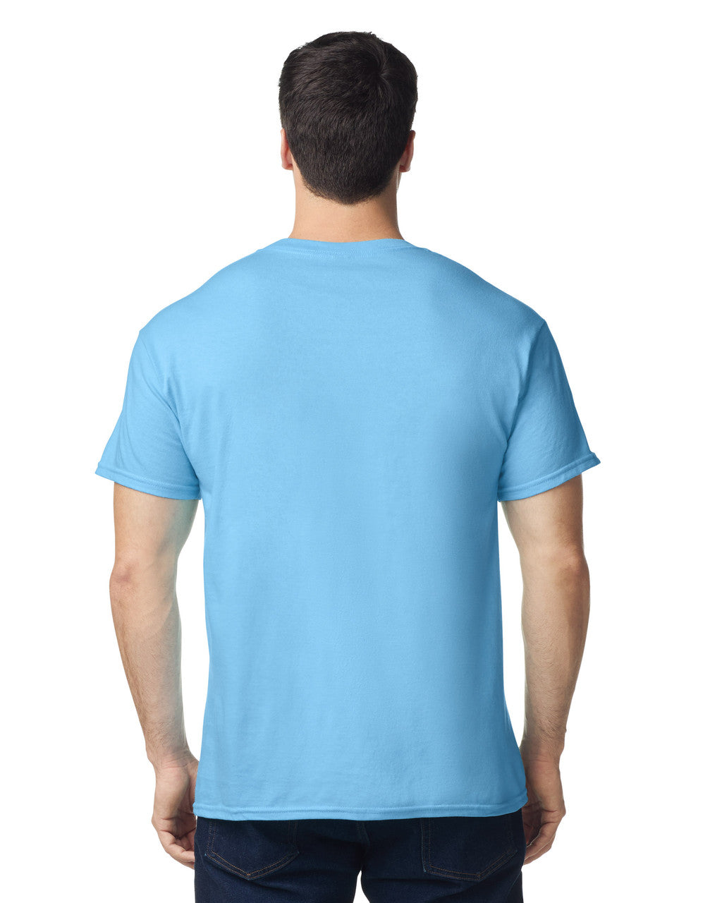 Gildan G500 Heavy Cotton T-Shirt - Sky - model back