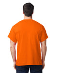 Gildan G500 Heavy Cotton T-Shirt - Safety Orange - model back