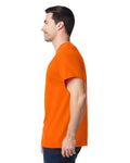 Gildan G500 Heavy Cotton T-Shirt - Safety Orange - model side