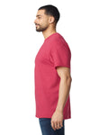 Gildan G500 Heavy Cotton T-Shirt - Heather Red - model side
