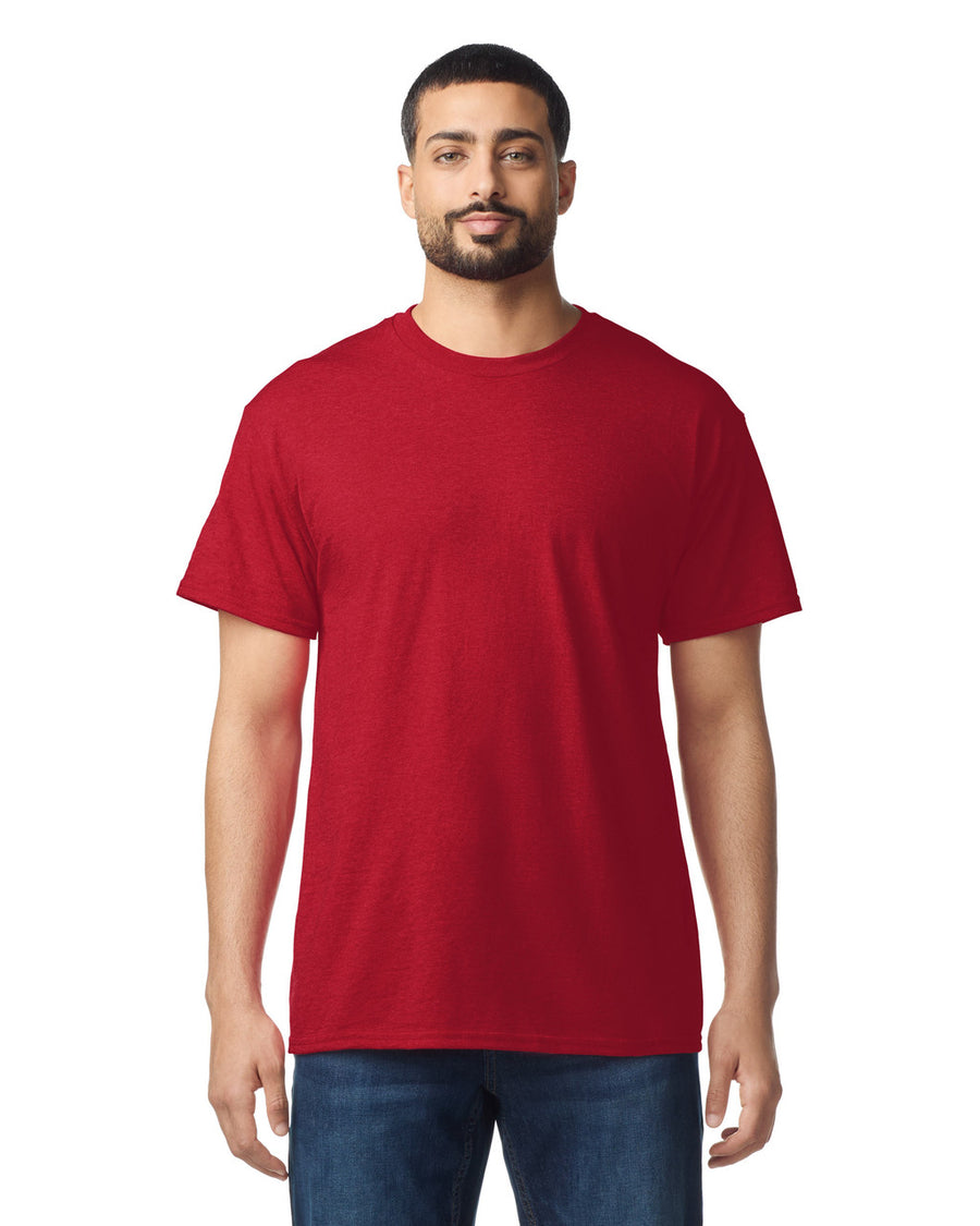 Gildan G500 Heavy Cotton T-Shirt - Antique Cherry Red - model front