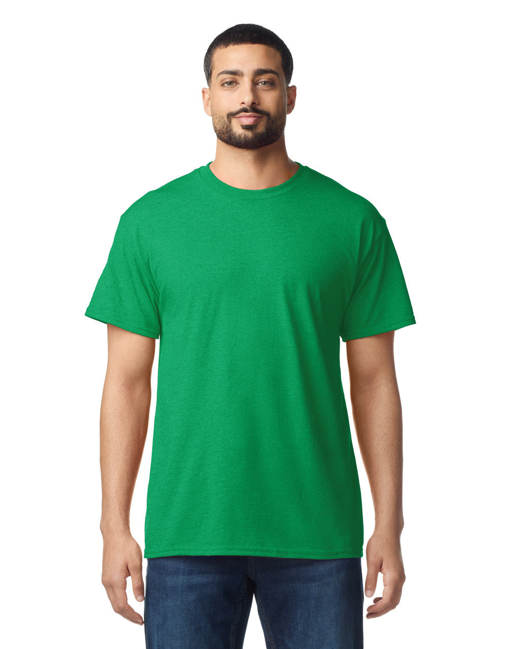 Gildan G500 Heavy Cotton T-Shirt - Antique Irish Green - model front