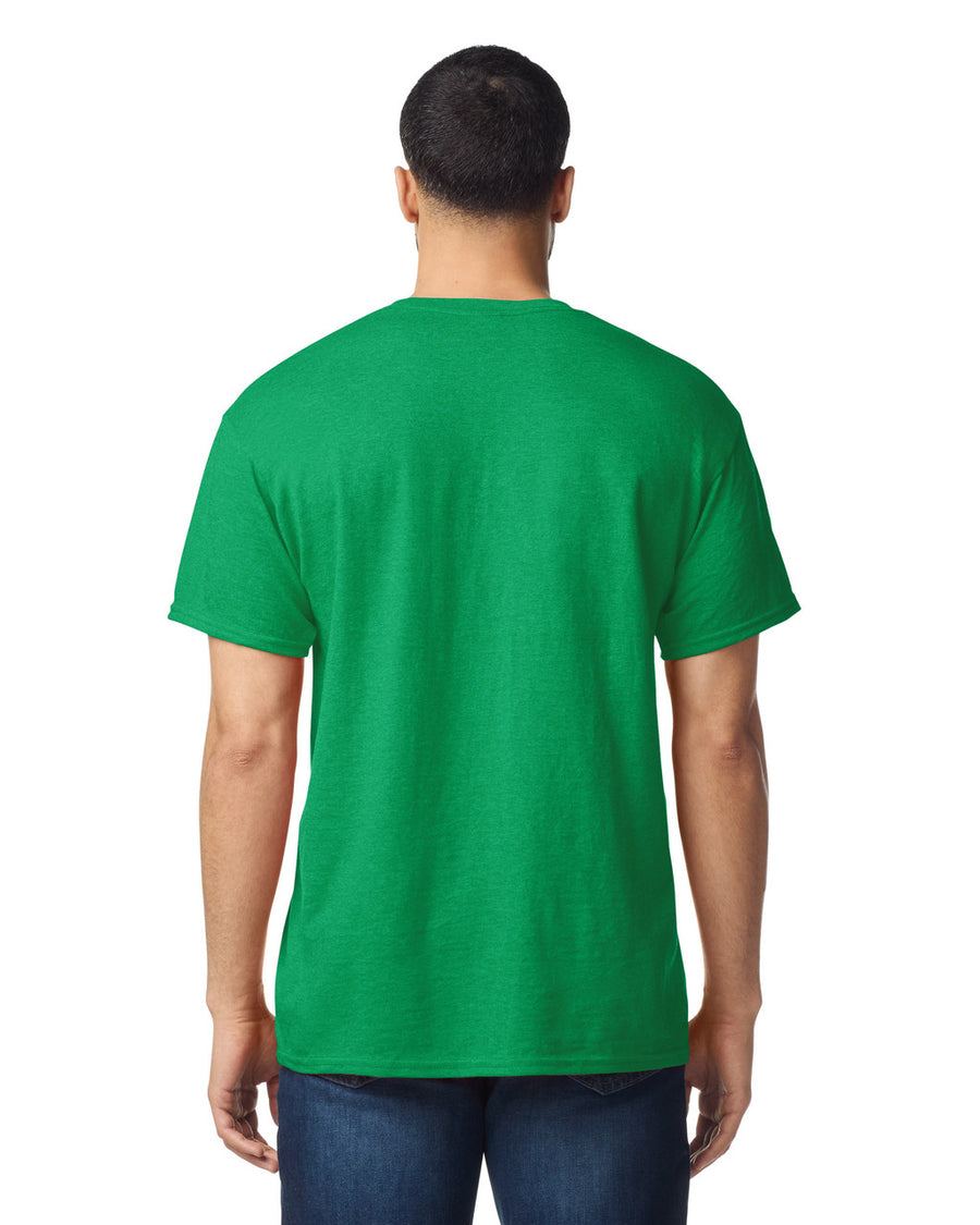 Gildan G500 Heavy Cotton T-Shirt - Antique Irish Green - model back