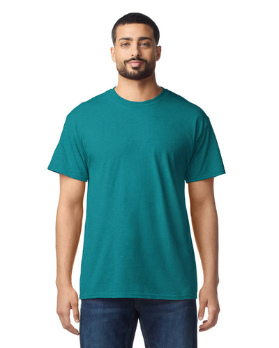 Gildan G500 Heavy Cotton T-Shirt - Antique Jade Dome - model front