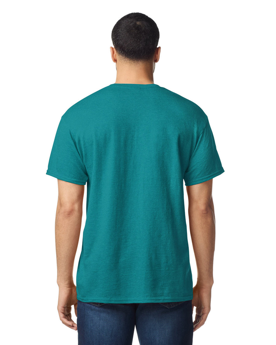 Gildan G500 Heavy Cotton T-Shirt - Antique Jade Dome - model back
