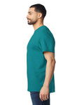Gildan G500 Heavy Cotton T-Shirt - Antique Jade Dome - model side