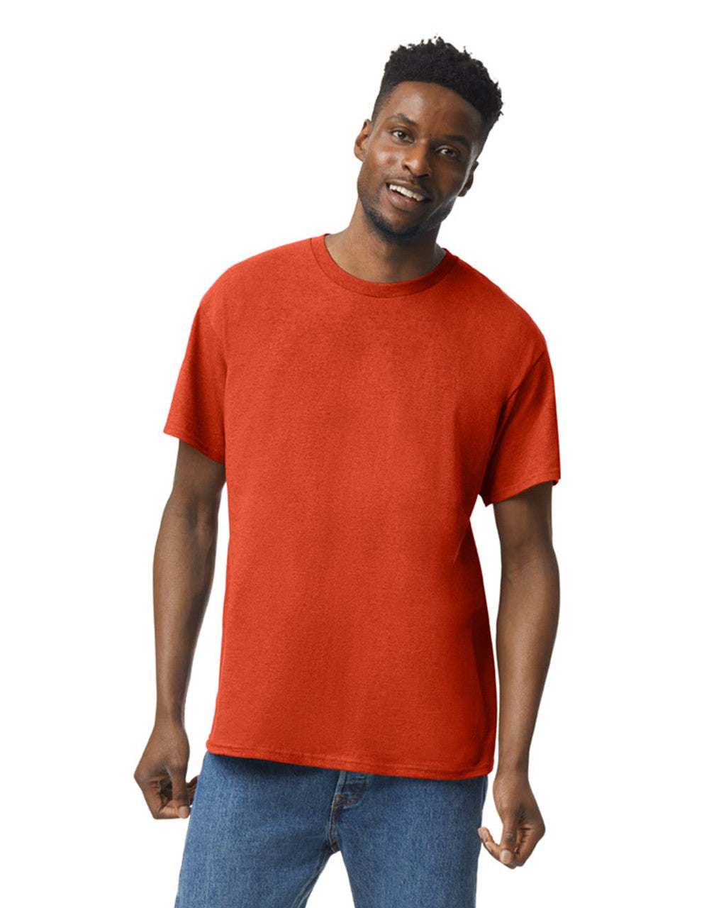 Gildan G500 Heavy Cotton T-Shirt - Antique Orange - model front