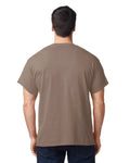 Gildan G500 Heavy Cotton T-Shirt - Brown Savana - model back