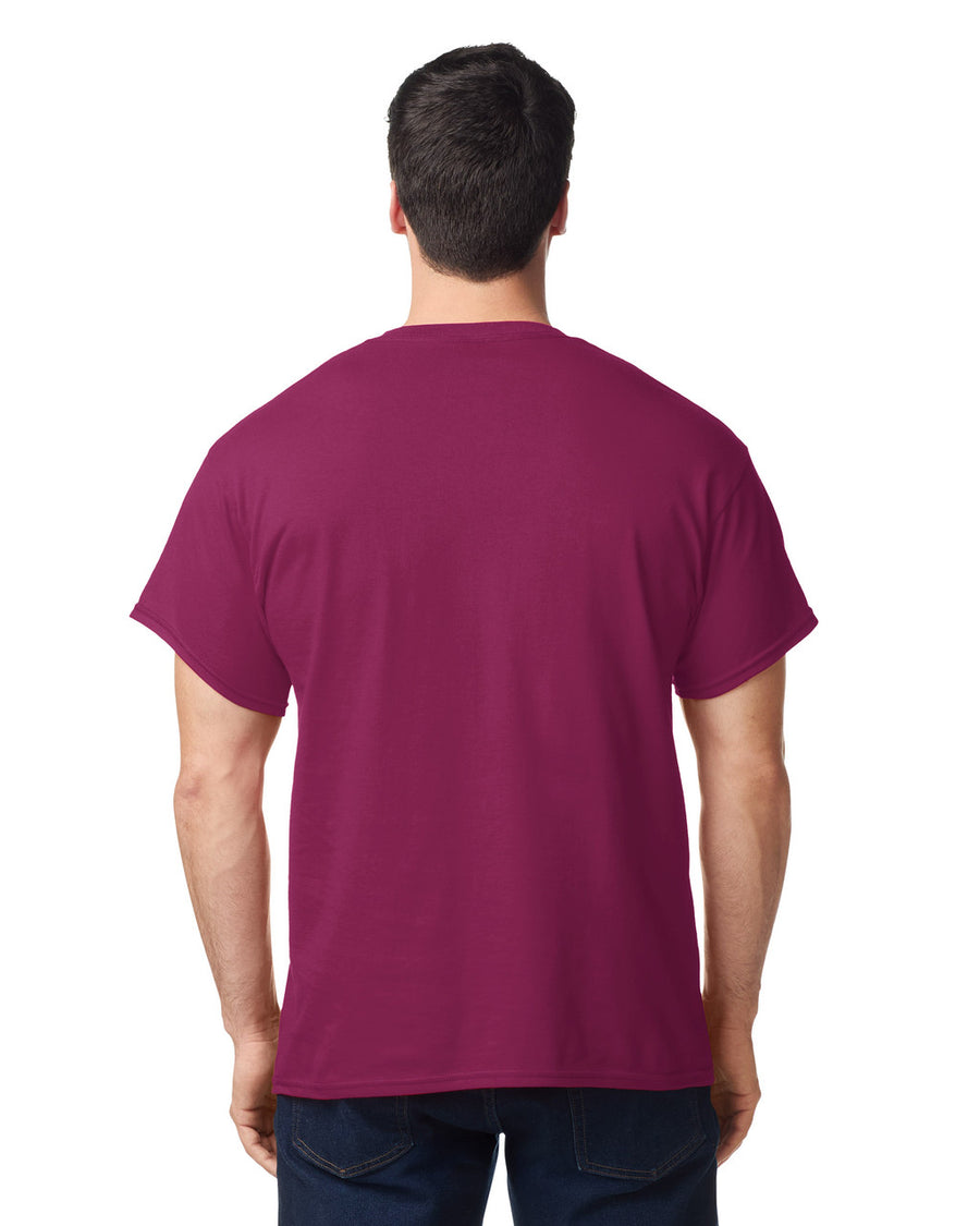 Gildan G500 Heavy Cotton T-Shirt - Berry - model back