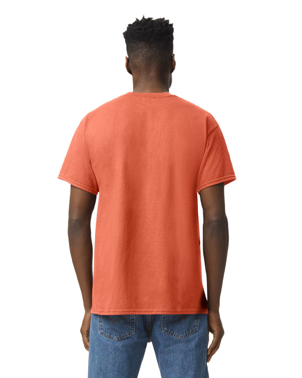 Gildan G500 Heavy Cotton T-Shirt - Sunset - model back