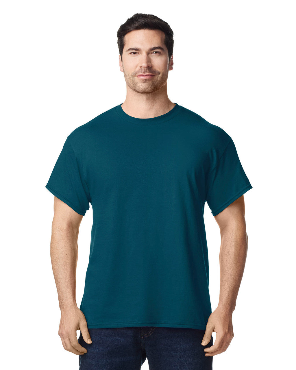 Gildan G500 Heavy Cotton T-Shirt - Midnight - model front