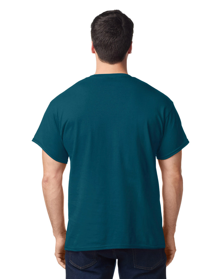 Gildan G500 Heavy Cotton T-Shirt - Midnight - model back
