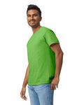 Gildan G500 Heavy Cotton T-Shirt - Neon Green - model side