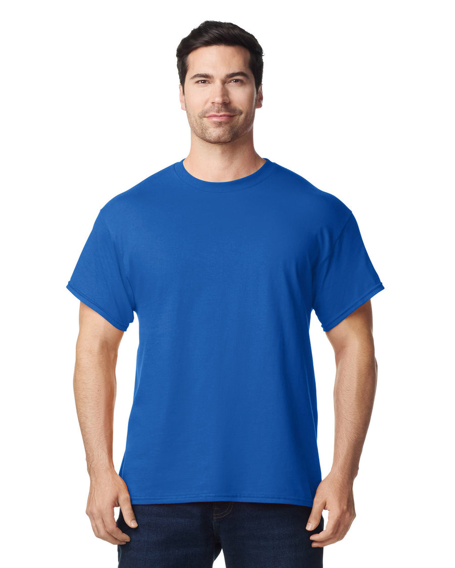 Gildan G500 Heavy Cotton T-Shirt - Neon Blue - model front