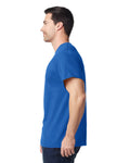 Gildan G500 Heavy Cotton T-Shirt - Neon Blue - model side