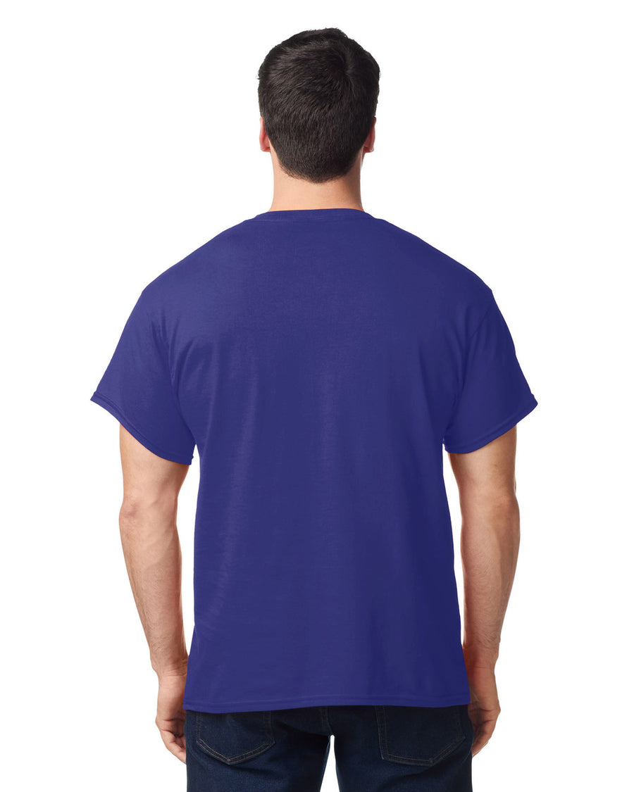 Gildan G500 Heavy Cotton T-Shirt - Cobalt - model back