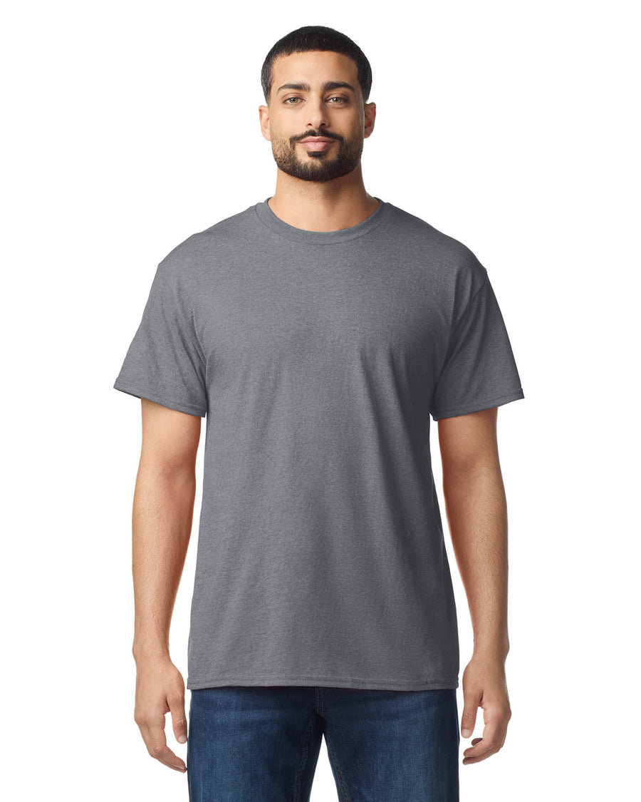 Gildan G500 Heavy Cotton T-Shirt - Graphite Heather - model front