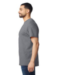 Gildan G500 Heavy Cotton T-Shirt - Graphite Heather - model side
