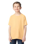 Gildan 5000B Youth Heavy Cotton T-Shirt - Yellow Haze - model front