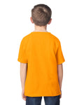 Gildan 5000B Youth Heavy Cotton T-Shirt - Gold - model back