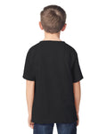 Gildan 5000B Youth Heavy Cotton T-Shirt - Black - model back