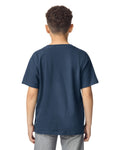 Gildan 5000B Youth Heavy Cotton T-Shirt - Blue Dusk - model back
