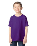 Gildan 5000B Youth Heavy Cotton T-Shirt - Purple - model front