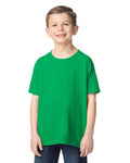 Gildan 5000B Youth Heavy Cotton T-Shirt - Irish Green - model front