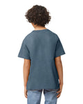Gildan 5000B Youth Heavy Cotton T-Shirt - Navy - model back