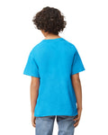 Gildan 5000B Youth Heavy Cotton T-Shirt - Sapphire - model back