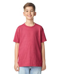 Gildan 5000B Youth Heavy Cotton T-Shirt - Red - model front