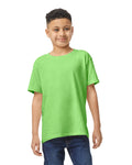 Gildan 5000B Youth Heavy Cotton T-Shirt - Neon Green - model front