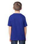 Gildan 5000B Youth Heavy Cotton T-Shirt - Cobalt - model back