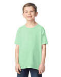 Gildan 5000B Youth Heavy Cotton T-Shirt - Mint Green - model front