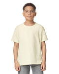 Gildan 5000B Youth Heavy Cotton T-Shirt - Off White - model front