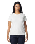 Gildan 5000L Women's Heavy Cotton T-Shirt - White - model front