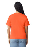 Gildan 5000L Women's Heavy Cotton T-Shirt - Orange - model back