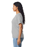 Gildan 5000L Women's Heavy Cotton T-Shirt - Sport Grey - model side