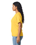 Gildan 5000L Women's Heavy Cotton T-Shirt - Daisy - model side