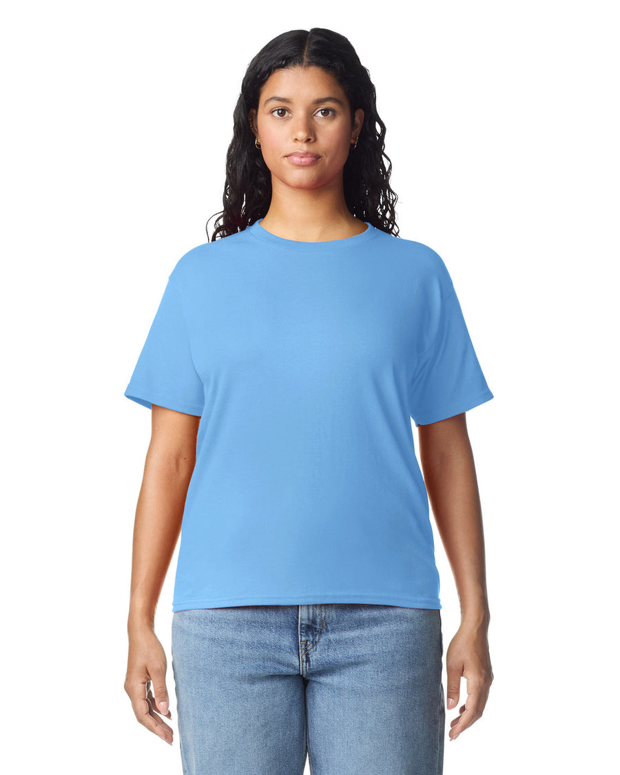 Gildan 5000L Women's Heavy Cotton T-Shirt - Carolina Blue - model front