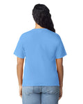 Gildan 5000L Women's Heavy Cotton T-Shirt - Carolina Blue - model back