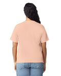 Gildan 5000L Women's Heavy Cotton T-Shirt - Dusty Rose - model back