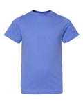 LAT 6101 Youth Fine Jersey Tee - Carolina Blue - front