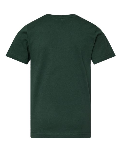 LAT 6101 Youth Fine Jersey Tee - Forest - back