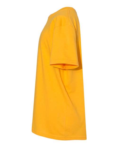 LAT 6101 Youth Fine Jersey Tee - Gold - side