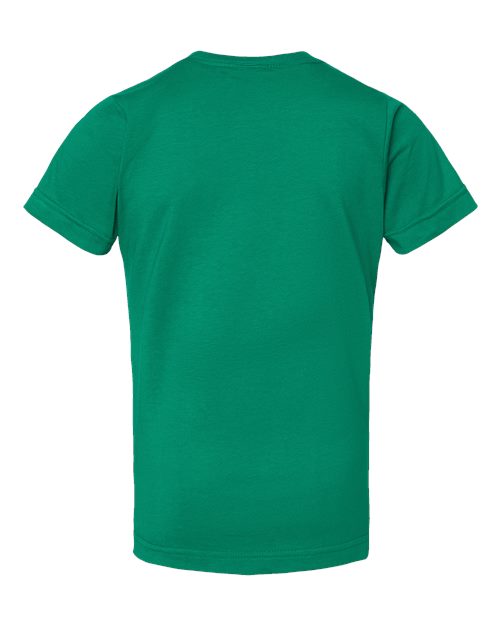 LAT 6101 Youth Fine Jersey Tee - Kelly - back